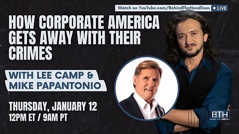 Social Media Is Filled With Spooks! (Lee Camp Talks w/ Mike Papantonio)