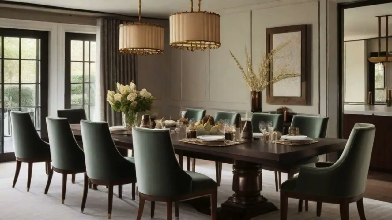 Vogue Villas | Modern Tudor Style Dining Design Ideas and Inspiration