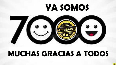 YA SOMOS 7000 MIEMBROS EN TELEGRAM MUCHAS GRACIAS A TODOS