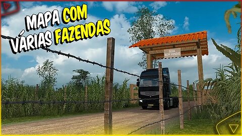 SAIU MAPA BR ATUALIZADO PARA EURO TRUCK SIULATOR VÁRIOS ESTADOS E FAZENDAS ETS2 1.46