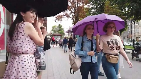 WALKING ALONE in Kiev, Lviv, Odessa Ukraine With Ukrainian Folk Music