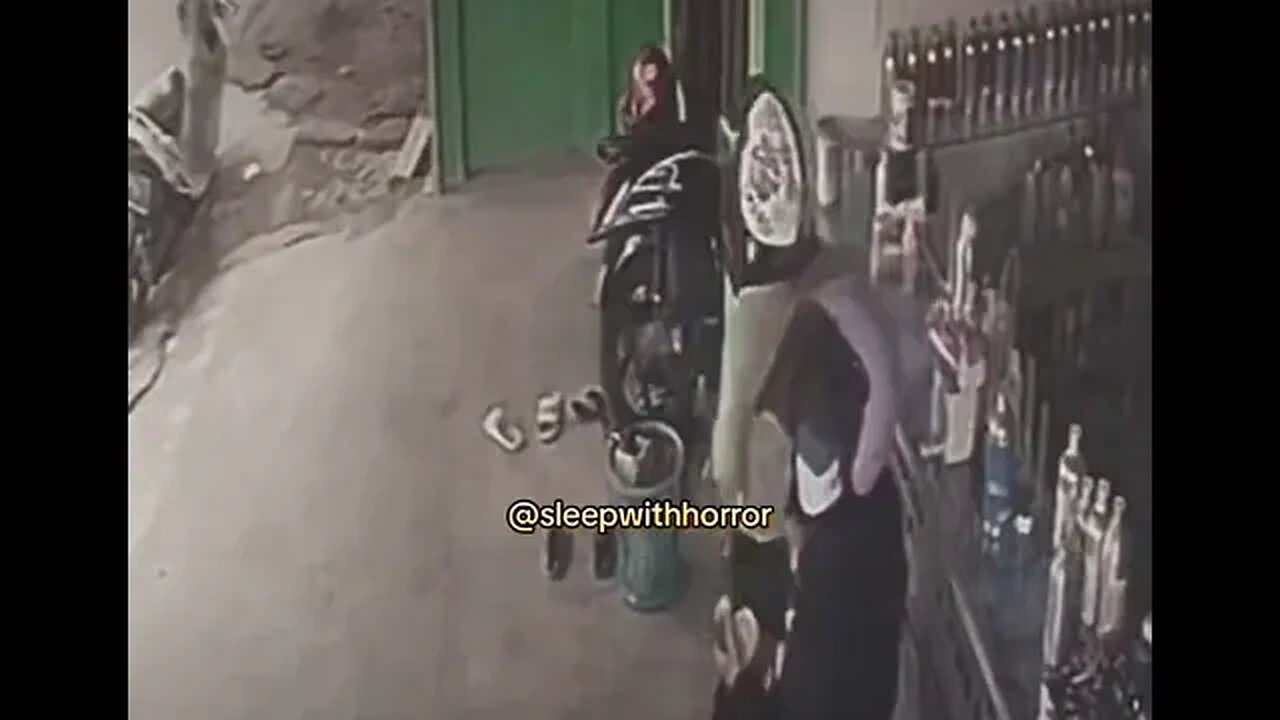 Motorcycle on it's own will.