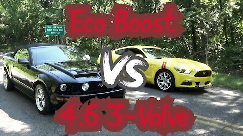 Eco Boost vs. 4.6 3-Valve Drag Race