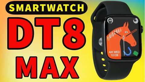 Smartwatch DT8 MAX Gorilla Glass Thermometer Barometer best copy apple watch 8 pk DT7 HW7 HW8 MAX