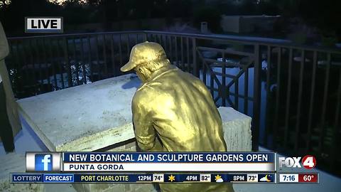 Florida's newest garden park opens in Punta Gorda - 7am live report