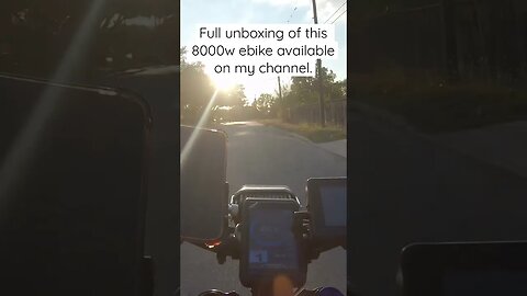 8000 Ebike Acceleration Is Awesome!