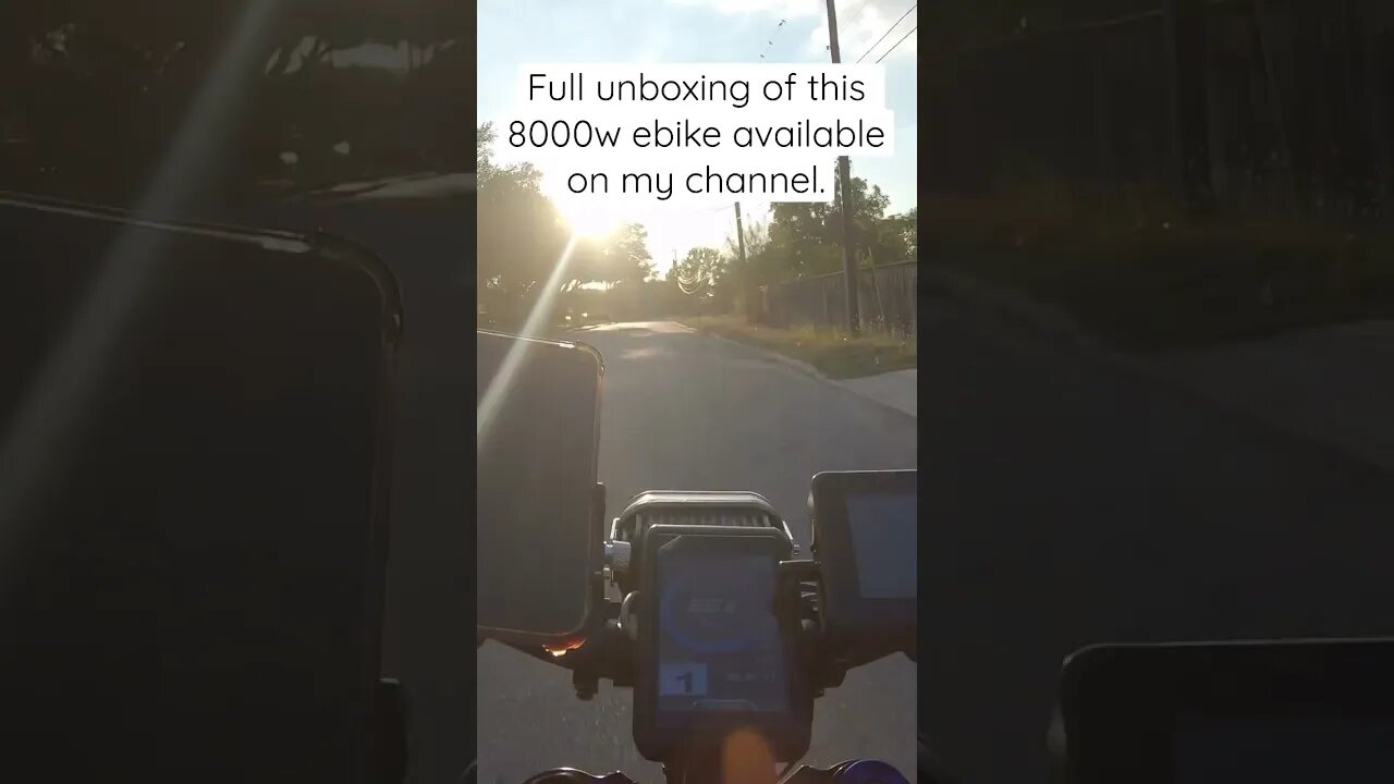 8000 Ebike Acceleration Is Awesome!