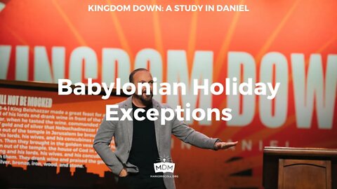 Babylonian Holiday Exceptions