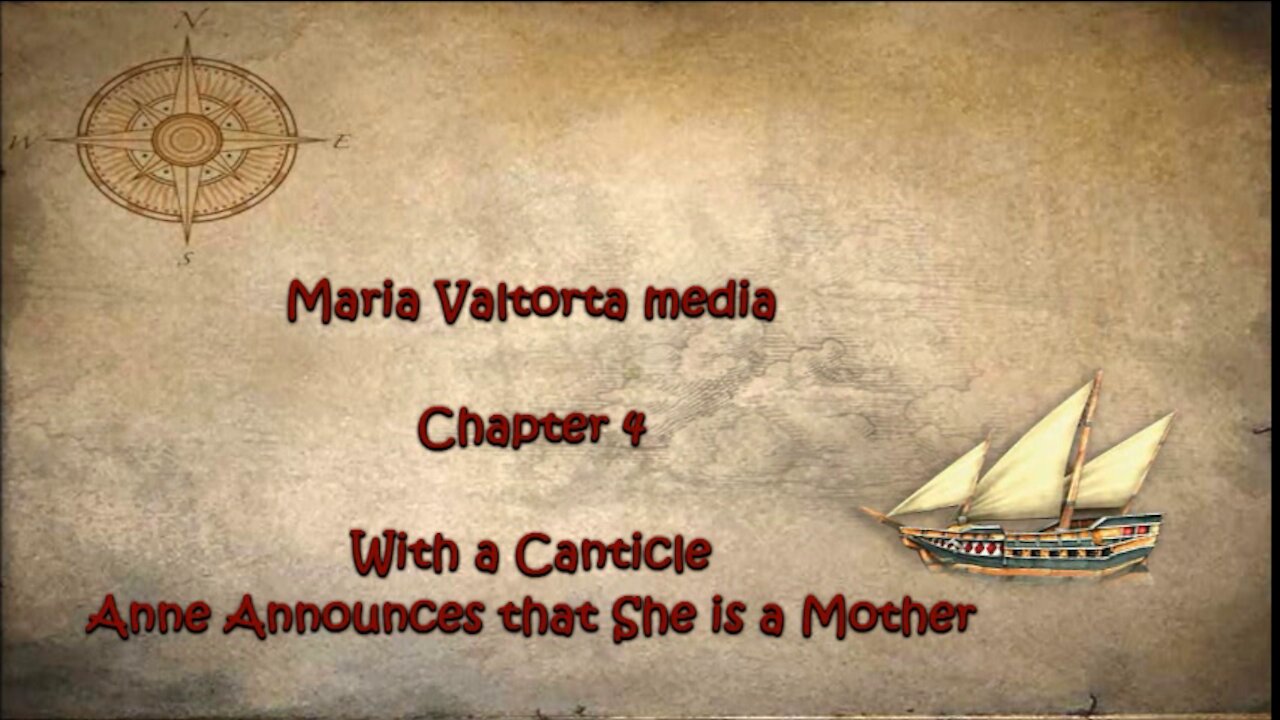 With a Canticle, Anne Announces that She Is a Mother...