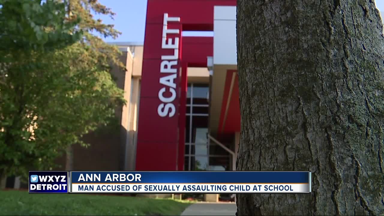 Man accused of sexually assaulting child at Ann Arbor middle school