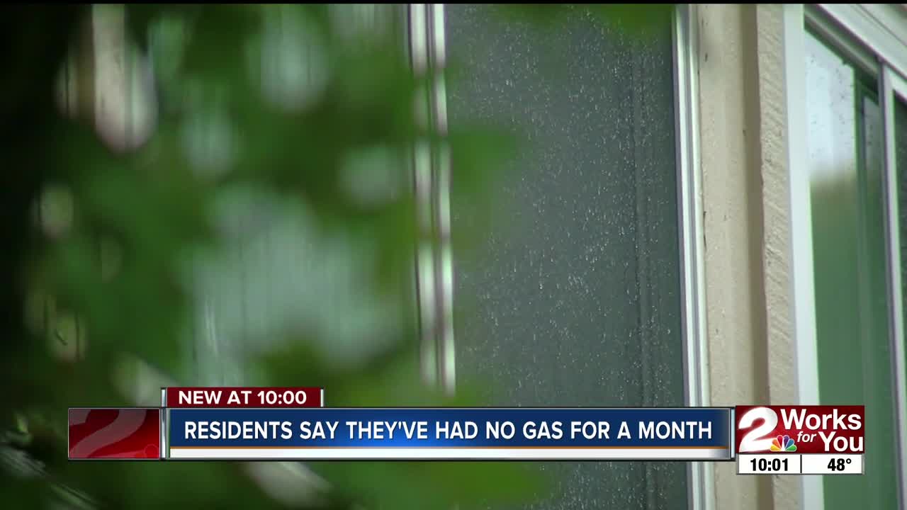 NO GAS AT FRENCH VILLA APARTMENTS