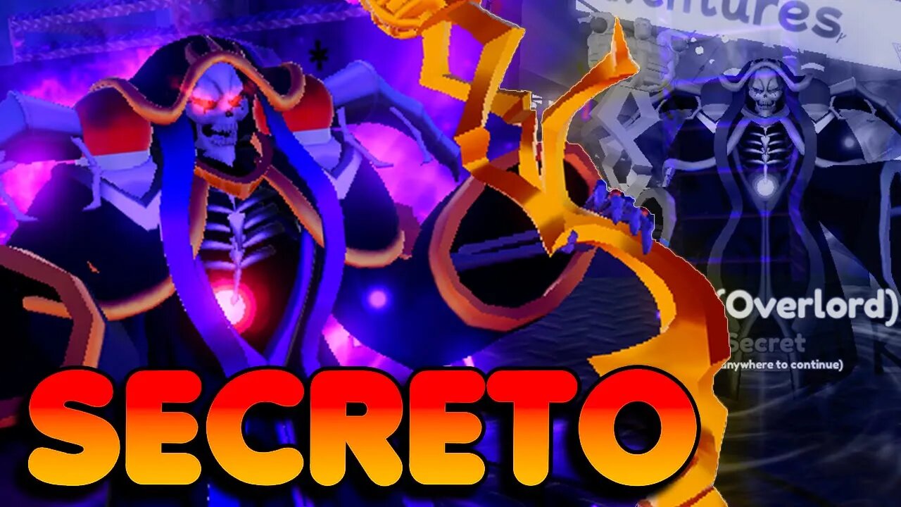 MINHA SAGA COMPLETA NA BUSCA do AINZ OVERLORD no ANIME ADVENTURES!