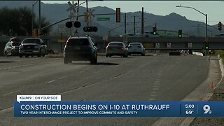 Two-year interchange project at I-10/Ruthrauff Road begins Feb. 14