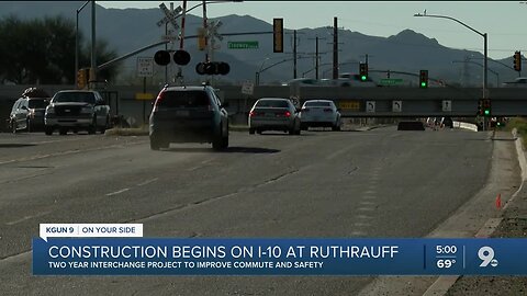 Two-year interchange project at I-10/Ruthrauff Road begins Feb. 14