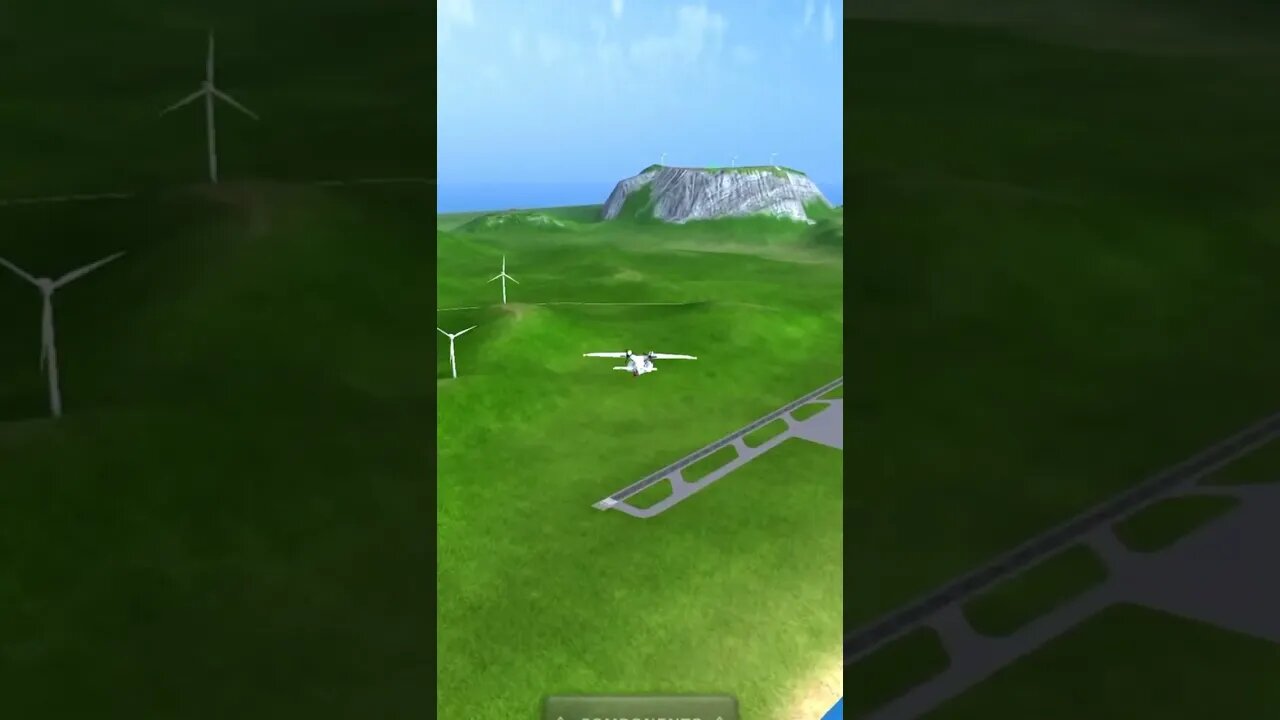 Landing PS-26 on a Mountain | Turboprop Flight Simulator #shorts