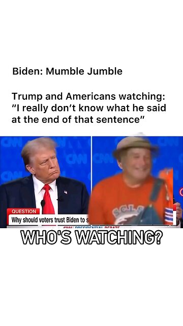 clip from trump vs Biden debate