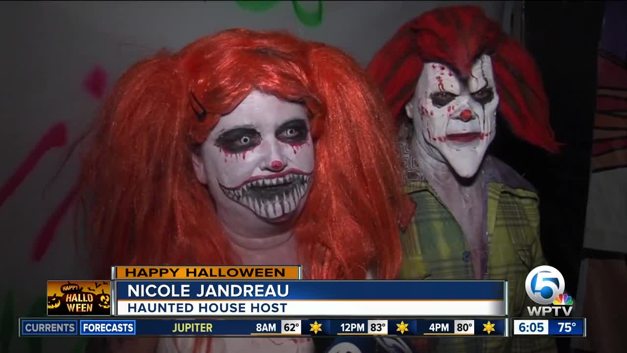 Haunted house in Jupiter raising money for clown fighting cancer