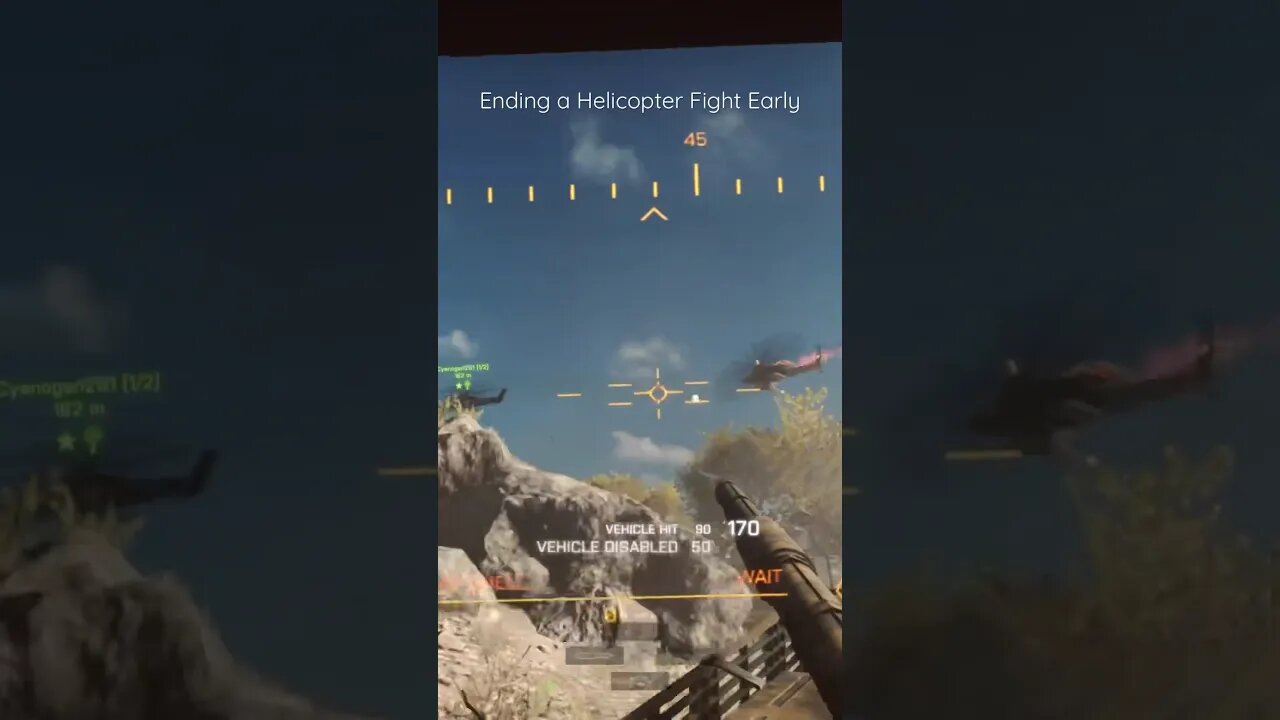Battlefield 4 - Doubt Tap on a Heli #bf4 #battlefield4clips #shorts