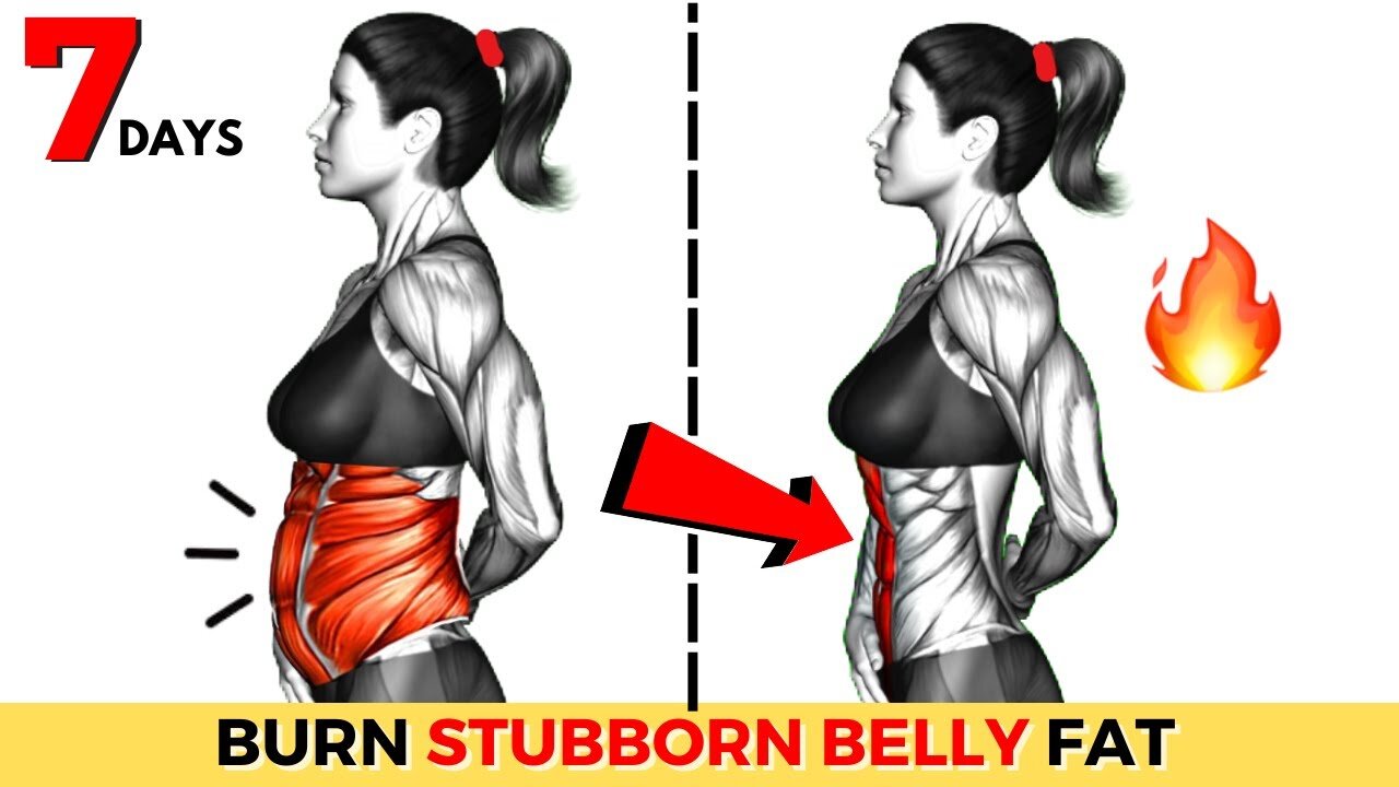 Standing Flabby Stomach Workout | Lose Belly Fat