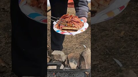 Never Enough Bacon when your Camping