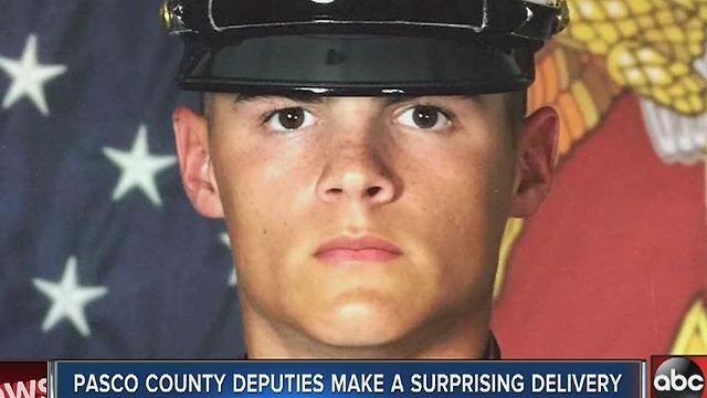 Deputies help Pasco Marine pull off surprise homecoming