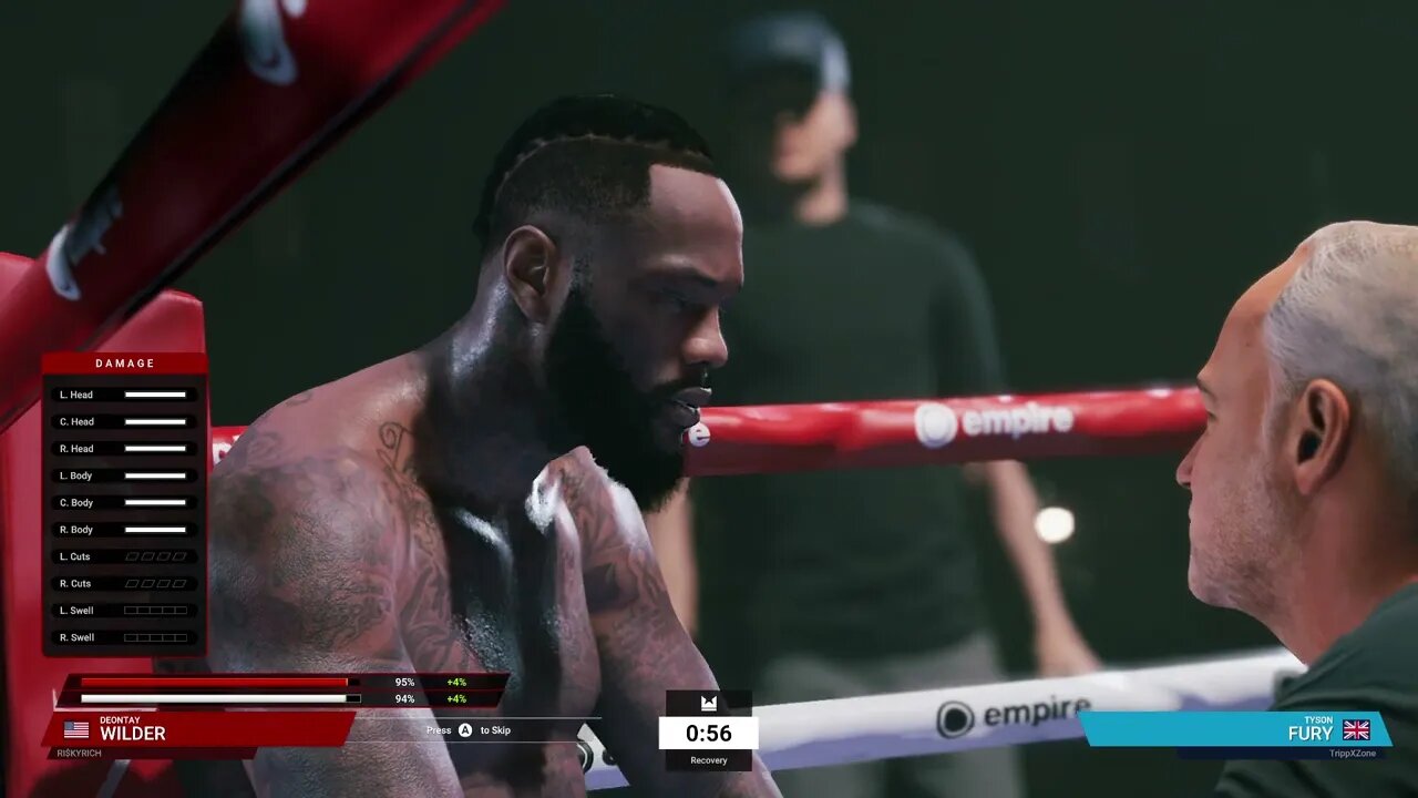 Undisputed Online Ranked Gameplay Deontay Wilder vs Tyson Fury