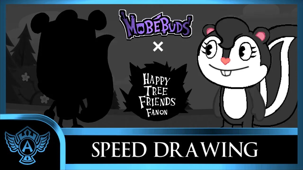 Speed Drawing: Happy Tree Friends Fanon - Kyoko | Mobebuds Style