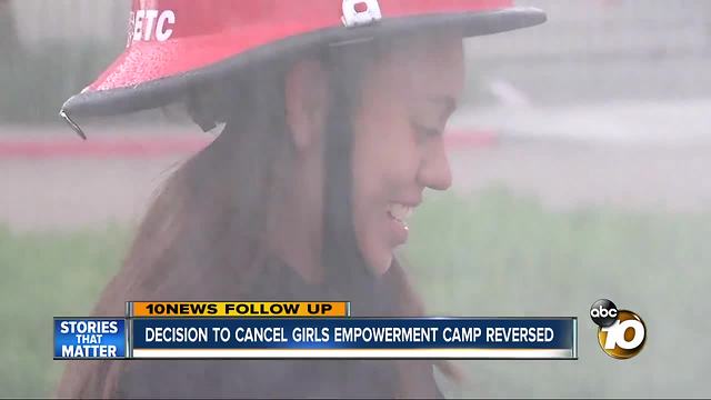 Decision to cancel girls empowerment camp reversed