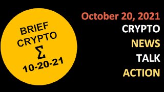 Crypto News Talk Action 20 Oct BTC ETH ADA XRP SOL DOT MATIC AVAX COSMOS