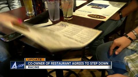 Racine restaurant co-owner steps down after FB post