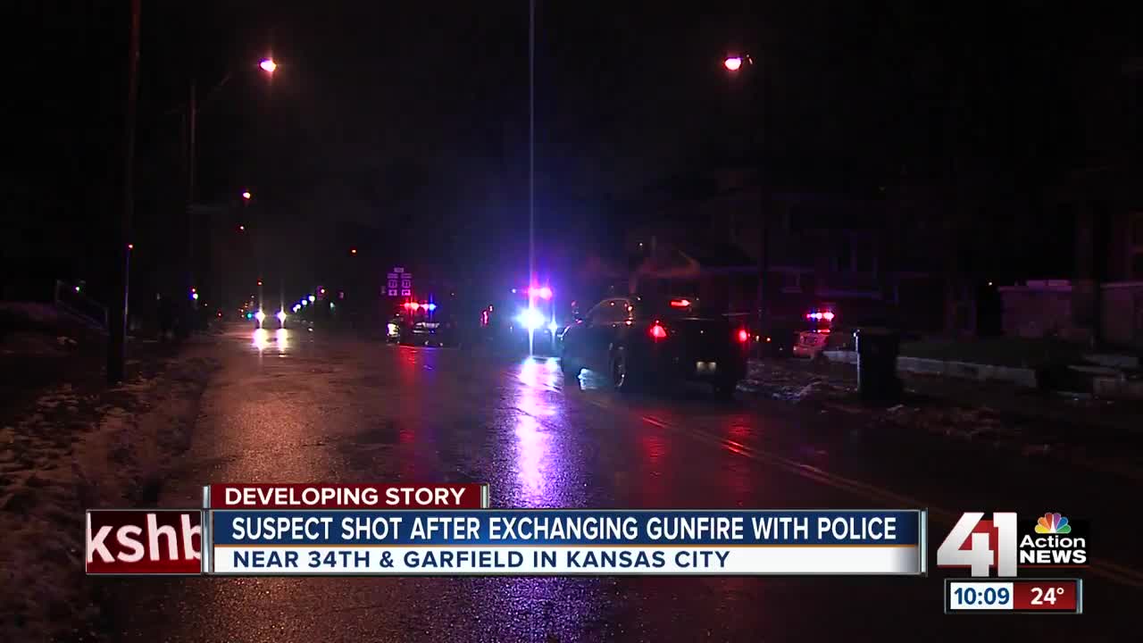 KC police shoot suspect near 35th and Garfield