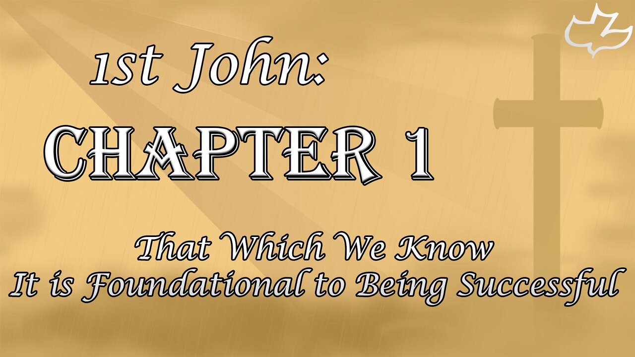 1 John Chapter 1 --- 2022 August 28th --- Pastor Wayne Cash