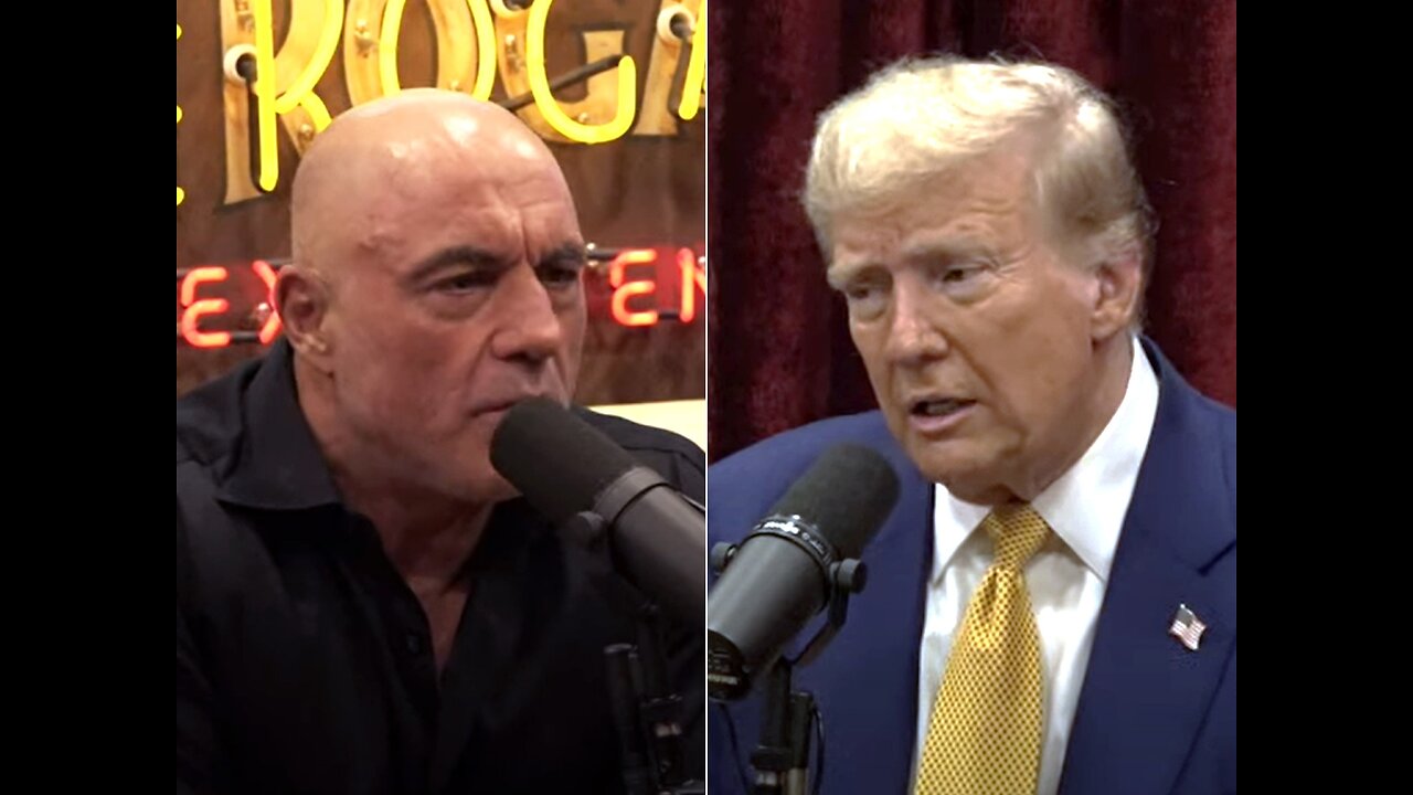 TRUMP does Rogan, is he WINNING??? Media says CIVIL WAR!!!
