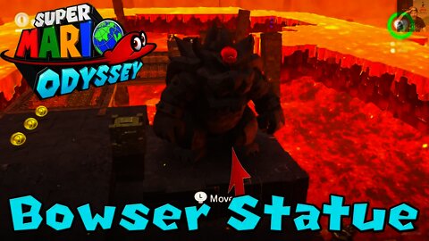 Super Mario Odyssey | How to Capture A Bowser Statue (Capture #44)