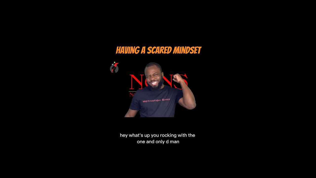 Having A Scared Mindset #dayodman #scary #mind #motivation #eeyayyahh