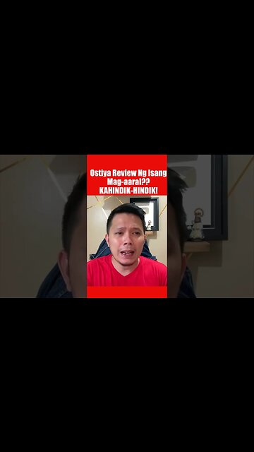 OSTIYA NILAPASTANGAN NG ISANG MAG-AARAL?