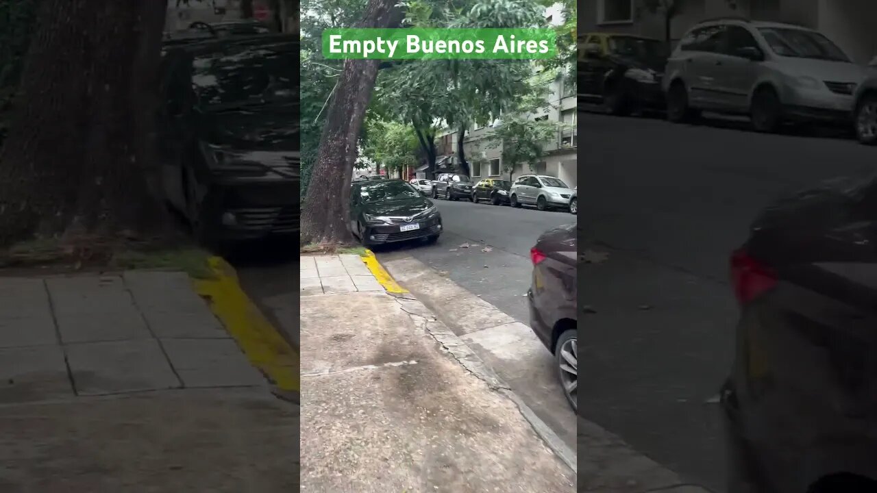 Buenos Aires Is Empty #shorts