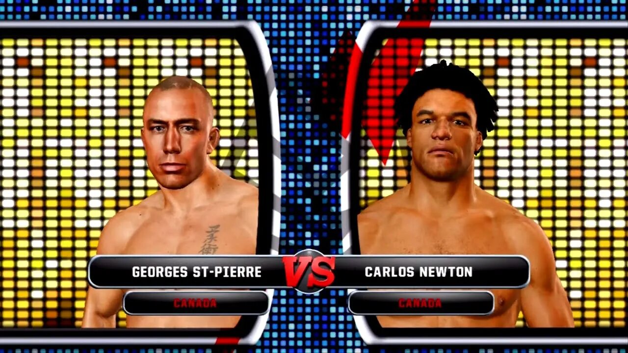 UFC Undisputed 3 Gameplay Carlos Newton vs Georges St-Pierre (Pride)