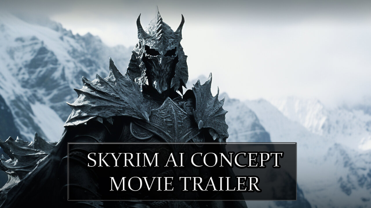 The Elder Scrolls V: Skyrim Movie Concept AI Animation #aianimation #skyrim #minimax