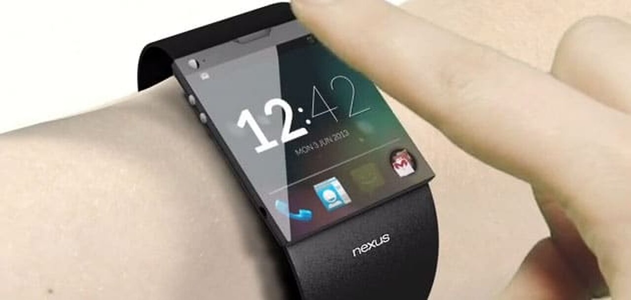 Future SmartWatch Phone Flexiable Display