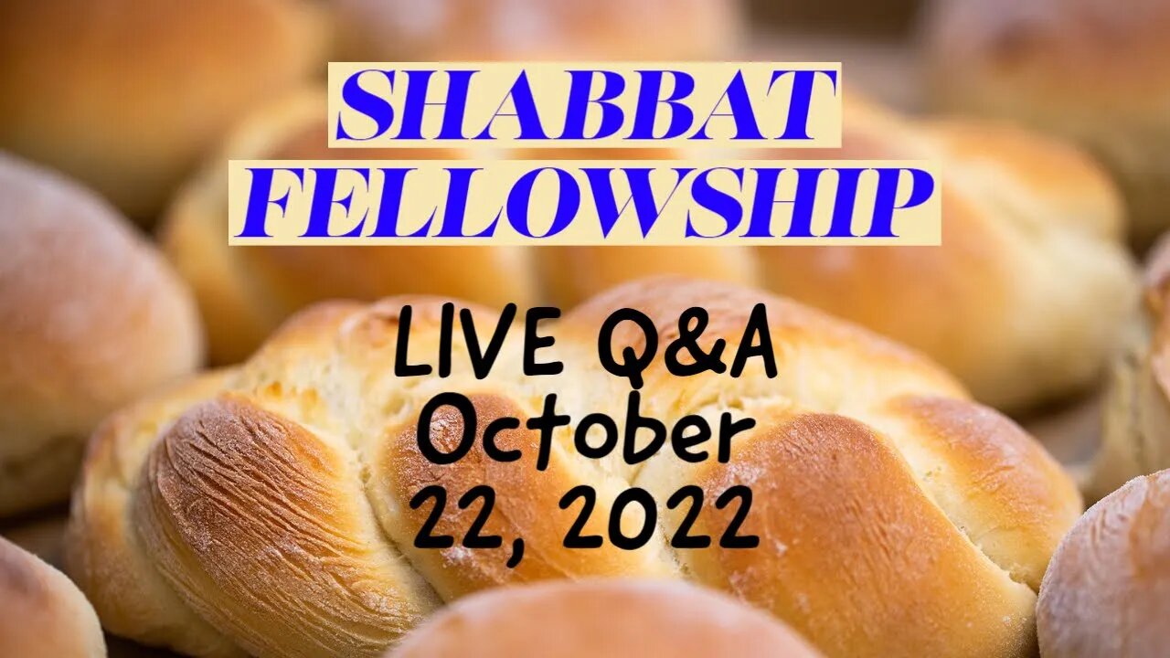 Shabbat Fellowship - October 22, 2022 with Christopher Enoch