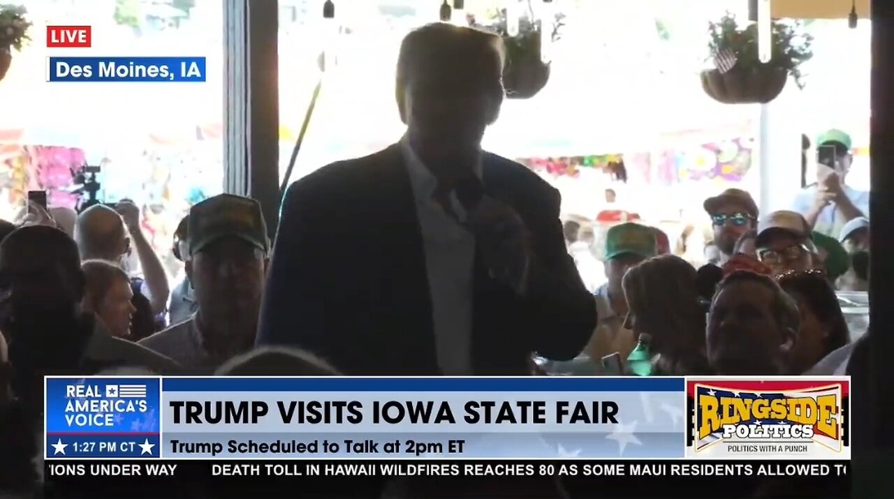 Trump to Supporters In Iowa: We Won!