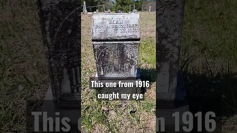 It stuck out from the ones around it. #headstone #cemetery #graveyard #history #memorial