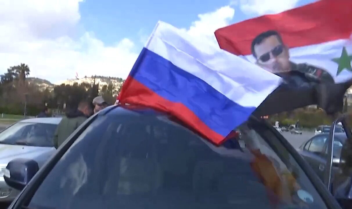 Demonstration in support of Russia in Syria.