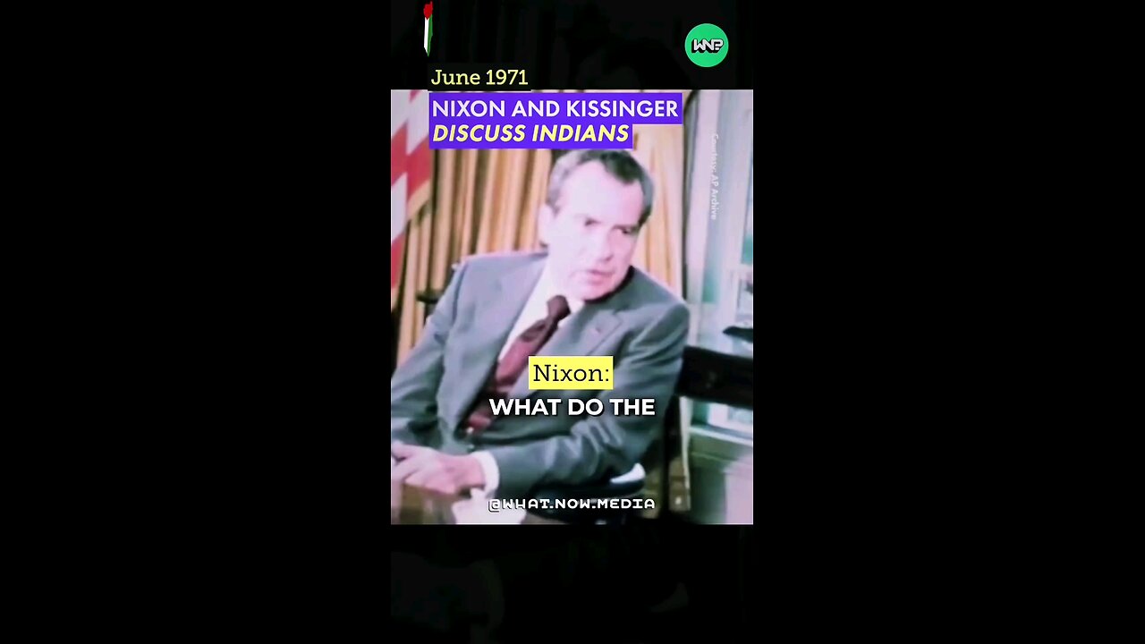 President Nixon racism on camera