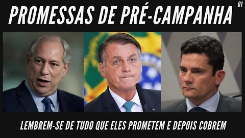 PROMESSAS DE CAMPANHA (01) - FAÇA A COBRANÇA E NÃO IDOLATRE POLITICO