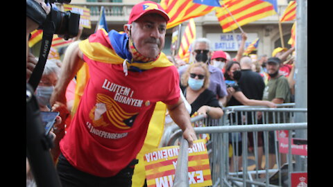 108.000 personas a la manifestación independentista de la Diada de Cataluña 2021