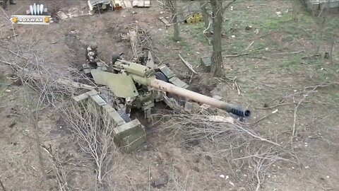 ‼️🇷🇺⚡️A battery of 152-mm guns "Hyacinth-B" of the Southern Military District