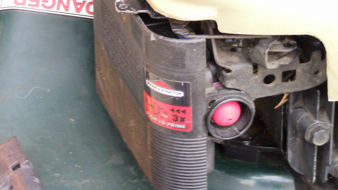 Briggs hard starting primer fix