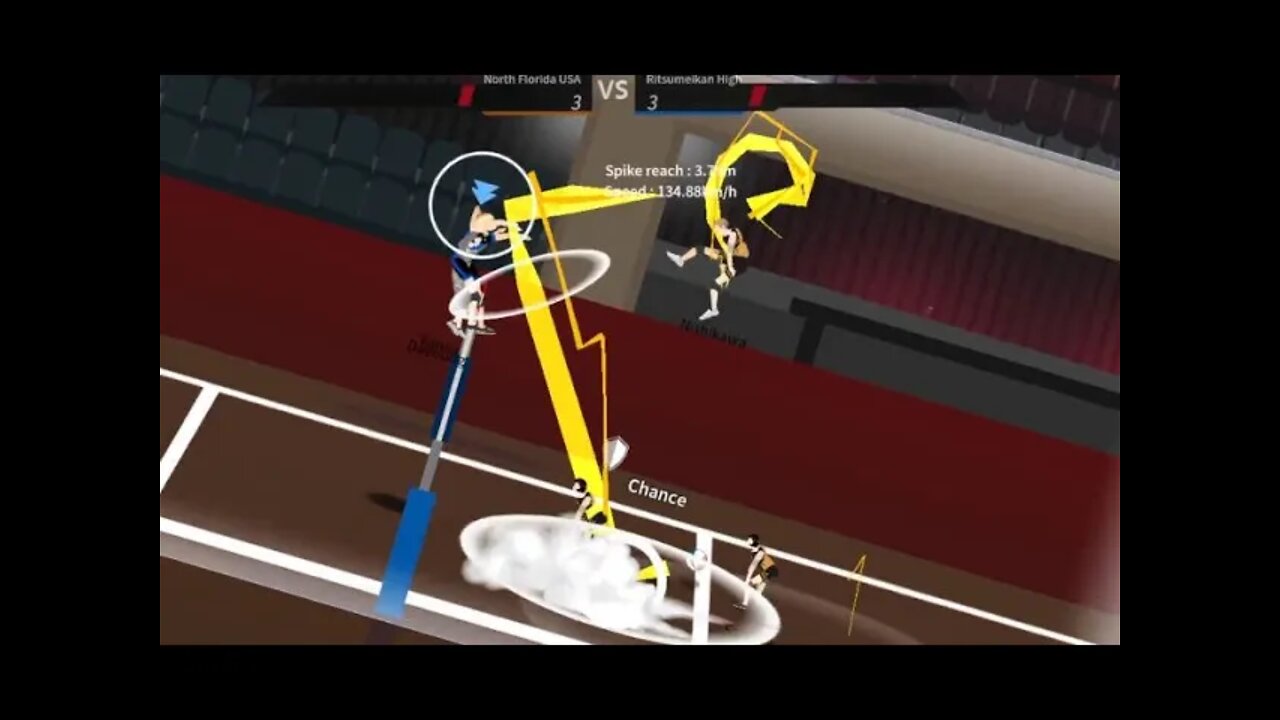 The Spike Volleyball - Remote Multiplayer (less lag) - Destroys Nisikawa in Final Setter Stage